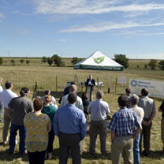 Midwest Energy's President and General Manager, Earnie Lehman, offers remarks.