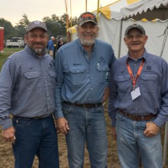A photo of Midwest Energy’s Senior Lineman's Rodeo Team, of Bill Nowlin, Line Foreman from WaKeeney, Mike Stremel, Training Manager at Hays, and Cliff Townsend, Journeyman Lineman at Kinsley, took 3rd in their division at the competition in Bonner Springs, Oct. 14.