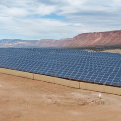 The 1MW community solar garden at Paradox Valley, Colo., is the same size as the one being built through a partnership by Midwest Energy and Clean Energy Collective in 2014.